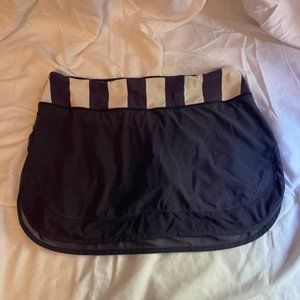 Lululemon Hotty Hot Cadet Blue Steep Stripe Skirt